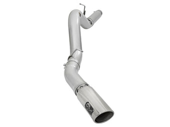 compare product aFe Atlas Exhaust 5in DPF-Back Aluminized Steel w/ Polished Tips 16-17 GM Diesel Truck V8-6.6L (td)