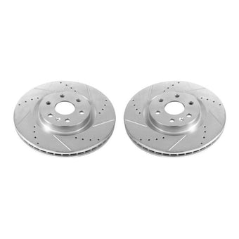 compare product Power Stop 10-16 Cadillac SRX Front Evolution Drilled & Slotted Rotors - Pair