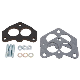 compare product Edelbrock Carb Spacer Kit 3-Bolt 94 Series Carburetor Black Laminate Fiber