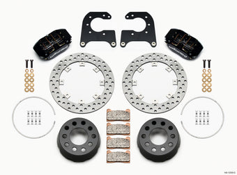 compare product Wilwood Dynapro Lug Mount Single Rear Dynamic Kit SA Drilled 58-64 Olds/Pont .690in Studs