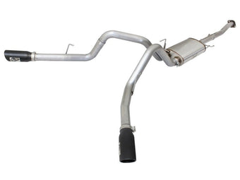 compare product aFe MACHForce XP Exhaust 3in SS Dual Side Exit CB w/ Black Tips 15 Ford F150 Ecoboost V6-2.7L/3.5L