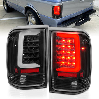 compare product ANZO 1993-1997 Ford  Ranger LED Tail Lights w/ Light Bar Black Housing Clear Lens