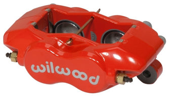 compare product Wilwood Caliper-Forged Dynalite w/Dust Seal-Red 1.38in Pistons .81in Disc