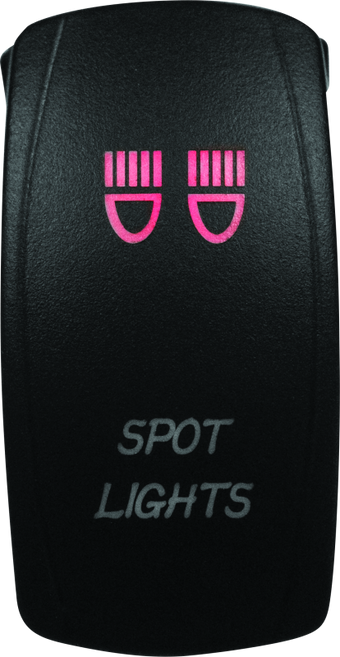 compare product DragonFire Racing Lighted Switch Spot Light On/Off Red