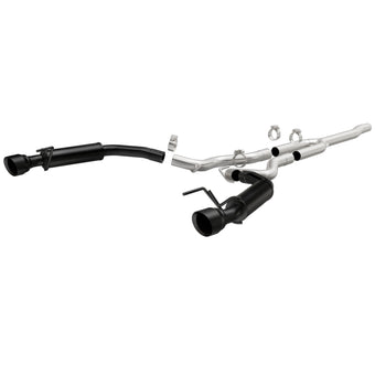 compare product MagnaFlow Cat-Back 15-16 Ford Mustang 2.3L L4 Competition SS 3in Dual Split Rear 4.5in Black Tips