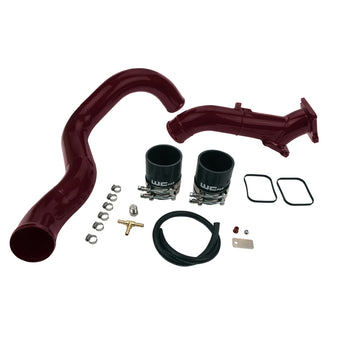compare product Wehrli 01-04 Chevrolet 6.6L LB7 Duramax 3in Y-Bridge Kit - WCFab Red
