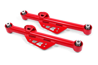 compare product BMR 99-04 Mustang Non-Adj. Lower Control Arms w/ Spherical Bearings - Red