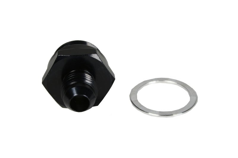 Aeromotive AN - 06 Holley Carb 7/8in x 20 Thread Dual Feed Bowl Adapter Fitting - My Store