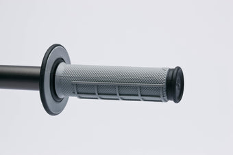 compare product Renthal MX Dual Compound Grips 1/2 Waffle - Grey/ Black