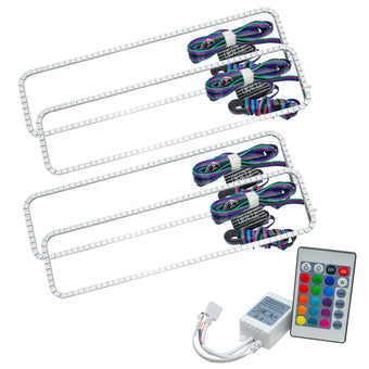 compare product Oracle Chevrolet CK 87-99 Dual Halo Kit - ColorSHIFT w/ Simple Controller