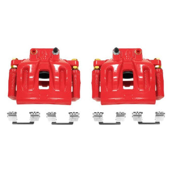 compare product Power Stop 12-17 Chrysler 300 Front Red Calipers w/Brackets - Pair