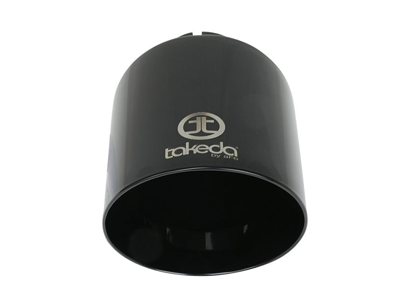 aFe Takeda Universal Exhaust Tip 2 - 1/2 IN Inlet x 4 - 1/2 IN Outlet x 7 IN L - Black - My Store