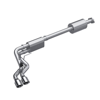 compare product MBRP 2021+ Ford F150 Aluminized Dual Pre-Axle (Street Profile) 2.5in OD Tips 3in Cat Back Exhaust