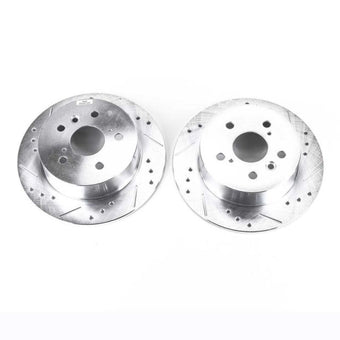 compare product Power Stop 07-12 Lexus ES350 Rear Evolution Drilled & Slotted Rotors - Pair