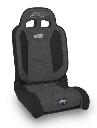 compare product PRP EnduroDaily Reclining Suspension Seat - Black/Gray Tweed - Passenger