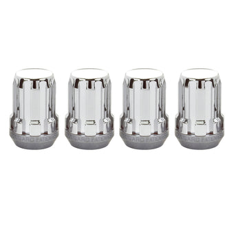 compare product McGard SplineDrive Lug Nut (Cone Seat) M12X1.25 / 1.24in. Length (4-Pack) - Chrome (Req. Tool)