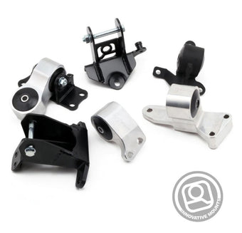 compare product Innovative 06-11 Honda Civic Si K-Series Black Billet Aluminum Mounts 75A Bushings (Not K24 Trans)