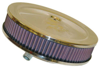 compare product K&N Custom Oval Race Filter 5-1/8in FLG / 9in OD x 3-3/8in HW/VENT