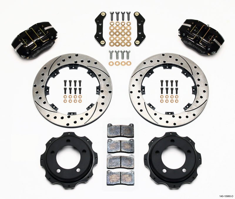 Wilwood Dynapro Rear Kit 12.19in Drilled Backdraft Cobra (BMW E36 Based) - My Store