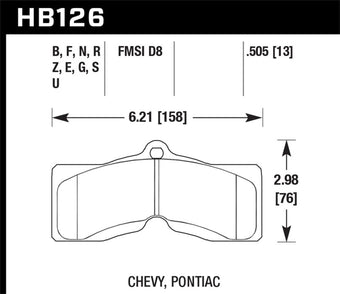compare product Hawk HPS Street Brake Pads