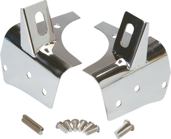 compare product Kentrol 97-06 Jeep Wrangler TJ Light Bracket Pair - Polished Silver
