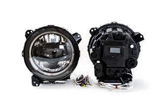 compare product DV8 Offroad 18-22 Jeep Gladiator Wrangler LED Projector Headlights