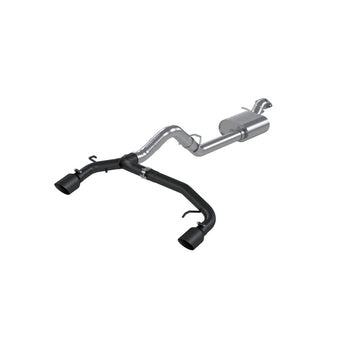 compare product MBRP 21-22 Ford Bronco 2.3/2.7L EcoBoost 2/4-Dr 3in Catback Dual Split Rear Exit BLK AL