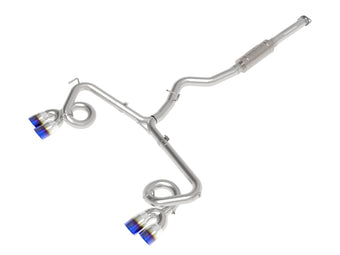 compare product aFe Subaru WRX/STi 15-21 H4-2.0/2.5L Takeda 3in to 2-1/2in Stnlss Cat-Back Exhaust w/ Blue Flame Tip