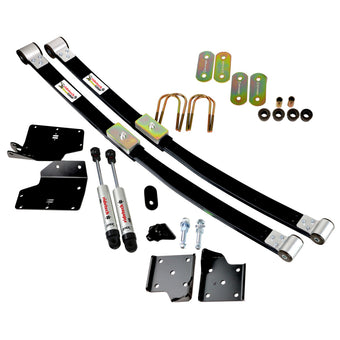 compare product Ridetech 67-70 Ford Mustang Composite Leaf Spring w/ HQ Shock Kit - 2in Drop