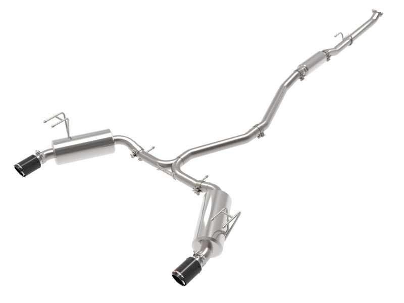 aFe Takeda 2.5in 304 SS Cat - Back Exhaust System w/CF Tips 2022+ Honda Civic L4 - 1.5L (t) - My Store
