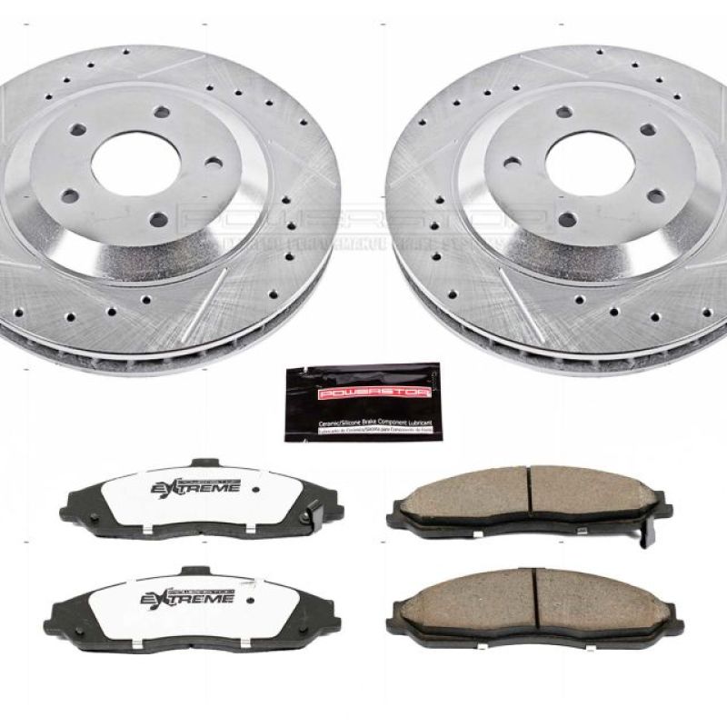 Power Stop 2004 Cadillac XLR Front Z26 Street Warrior Brake Kit - My Store