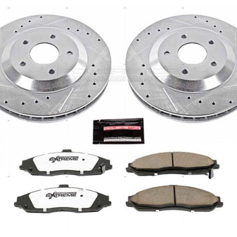 compare product Power Stop 2004 Cadillac XLR Front Z26 Street Warrior Brake Kit