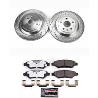 Power Stop 08 - 14 Cadillac CTS Rear Z26 Street Warrior Brake Kit - My Store