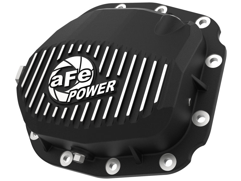 aFe Pro Series Rear Differential Cover Black w/ Fins 15 - 19 Ford F - 150 (w/ Super 8.8 Rear Axles) - My Store