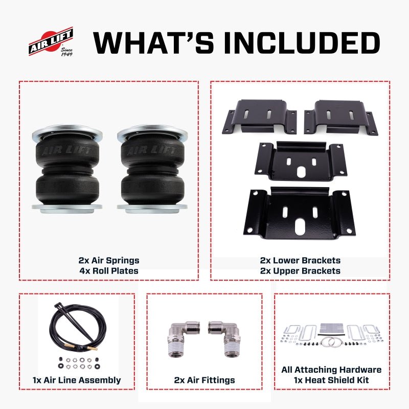 Air Lift 24 - 26 Ford Ranger 4WD LoadLifter 5000 Air Spring Kit - My Store