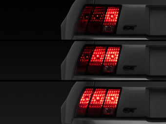 compare product Raxiom 96-04 Ford Mustang Excluding 99-01 Cobra Sequential Tail Light Kit (Plug-and-Play Harness)