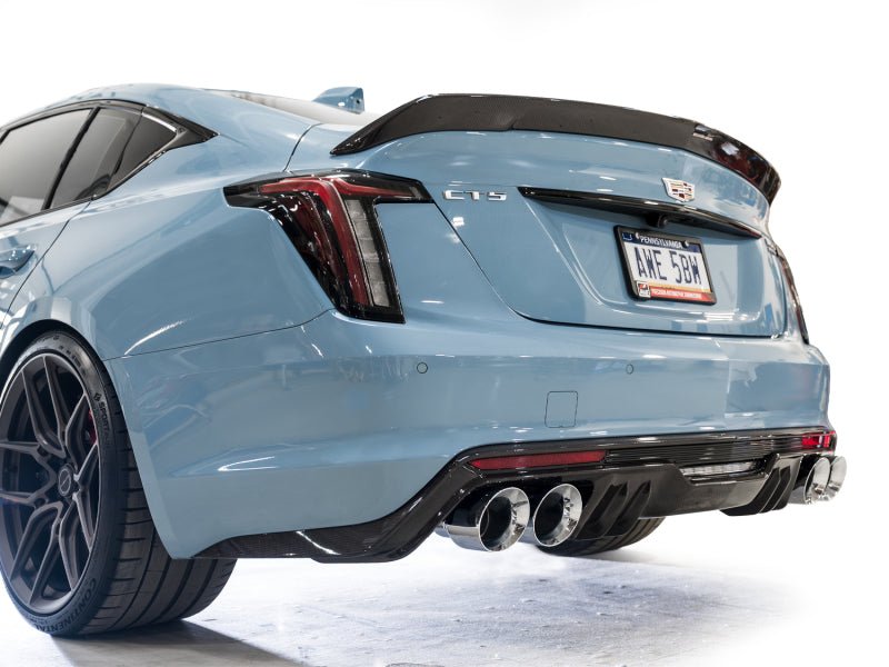 AWE Tuning 22 - 26 Cadillac CT5 - V Blackwing SwitchPath Exhaust - Chrome Silver Tips - My Store