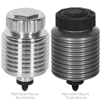 compare product Wilwood Remote Mount Lightweight Master Cylinder Fluid Reservoir - Billet