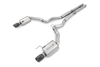 compare product AWE Tuning S550 Mustang GT Cat-Back Exhaust - Touring Edition (Diamond Black Tips)