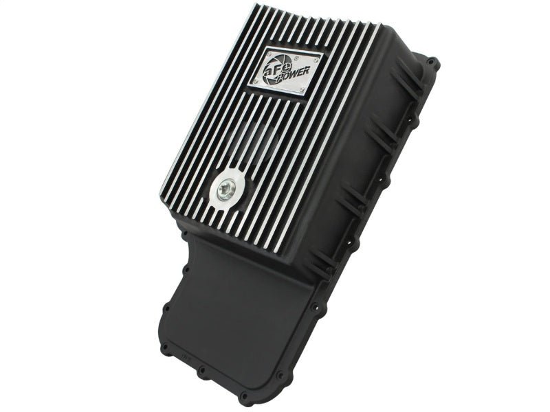 aFe Power Transmission Pan Black Machined 11 - 14 Ford 6R140 Trucks V8 6.7L (td) - My Store