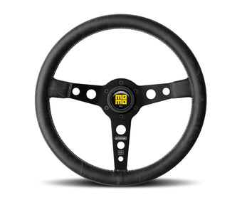 compare product Momo Prototipo Heritage Steering Wheel 350 mm - Black Leather/White Stitch/Black Spokes