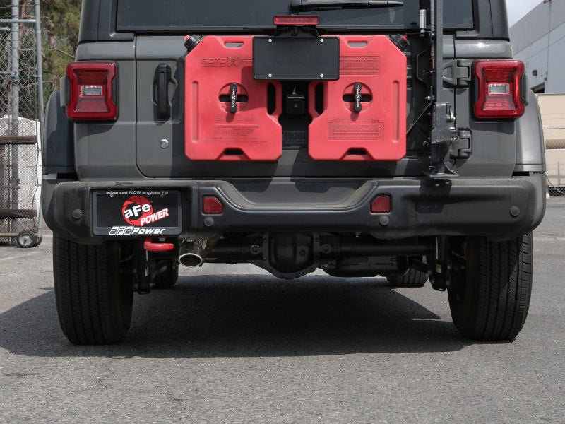 aFe MACH Force - Xp Axle - Back Exhaust System w/Polished Tip 18 - 20 Jeep Wrangler L4 - 2.0T / V6 - 3.6L - My Store