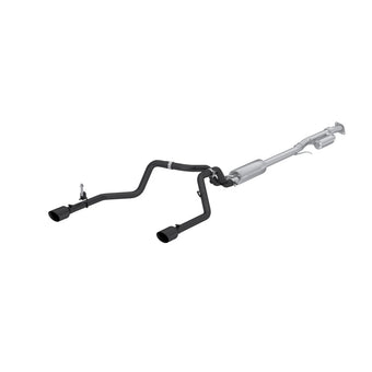 compare product MBRP 2019+ Chevrolet Silverado 1500 / 2019+ GMC Sierra 1500 Alum. 3in Armor Black Cat-Back Exhaust
