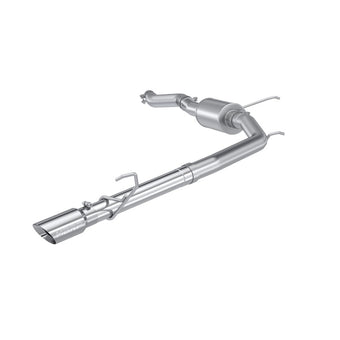 compare product MBRP 2022+ Ford Maverick T304 4in OD Tip Single Side Exit 3in Cat Back Exhaust