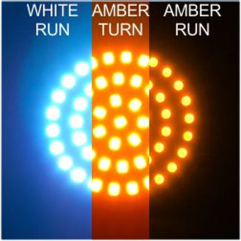 compare product Letric Lighting Bullet Style Switchbacks Amber/Amber