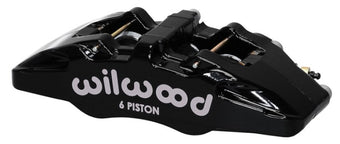compare product Wilwood Caliper-Forged Dynapro 6 5.25in Mount-L/H 1.38/1.00/1.00in Pistons .81in Disc