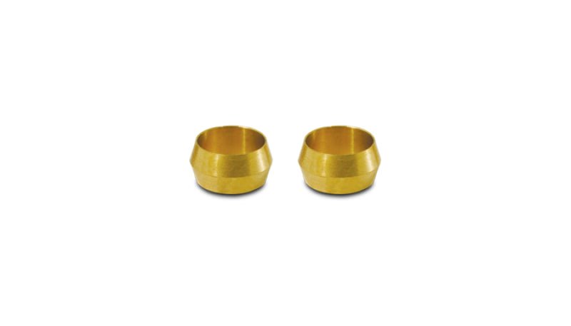 Vibrant 5/8in Brass Olive Hardline Tubing Inserts (2 Pack) - My Store