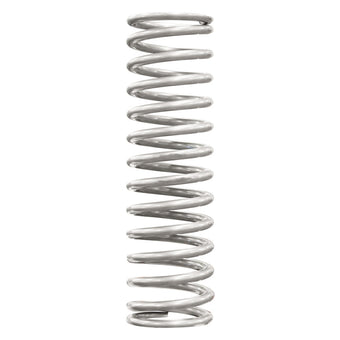 compare product QA1 2-1/2in ID High Travel Spring - 16in Length x 100lbs/in - Silver Powder Coated