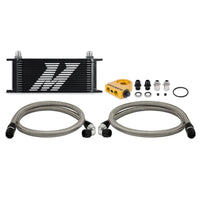 Mishimoto Universal Thermostatic Oil Cooler Kit 16 - Row Black - My Store