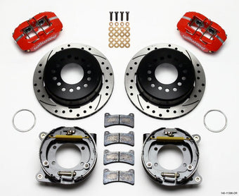 compare product Wilwood Dynapro Low-Profile 11.00in P-Brake Kit Drill-Red Ford 8.8 w/2.50in Offset-5 Lug